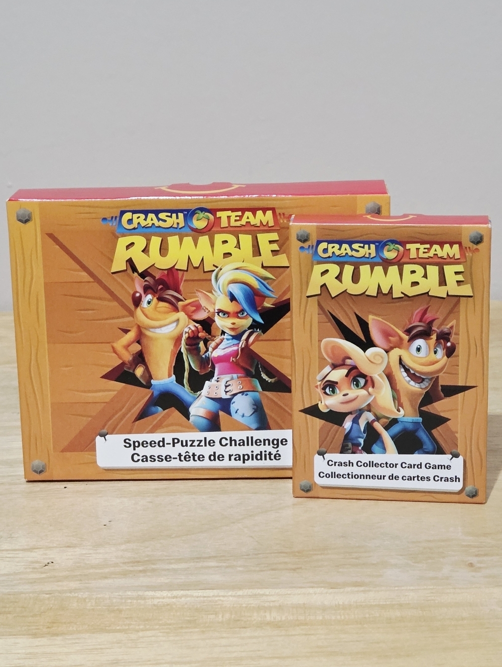 *4 for $30* Crash Team Rumble Kids Puzzle & Card Game Set - Bandacoot